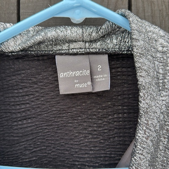 Anthracite by Muse Silver Cardigan size 2 - Picture 2 of 7